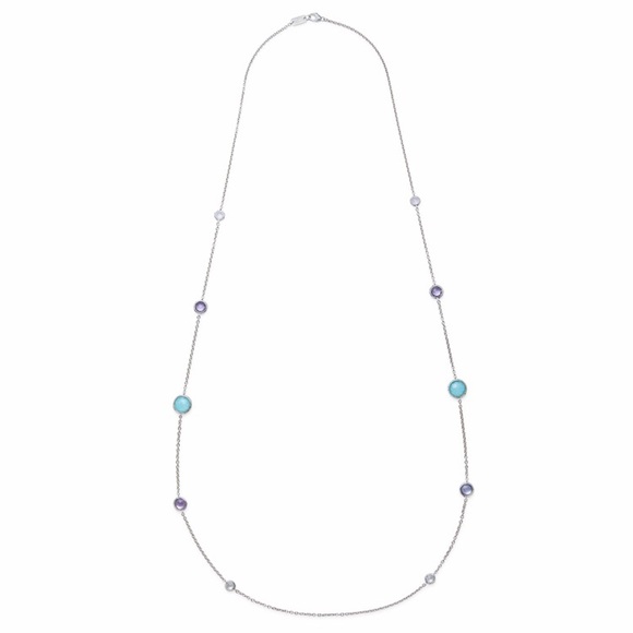 Ippolita sterling silver station necklace - Picture 2 of 7